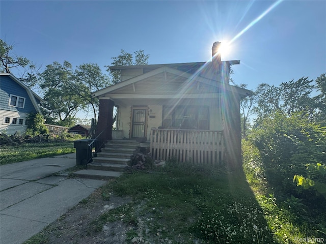 11343 Belleterre St, Detroit, MI 48204 - view of front of house featuring a porch