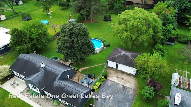 4185 Shattuck Rd, Saginaw, MI 48603 - drone / aerial view