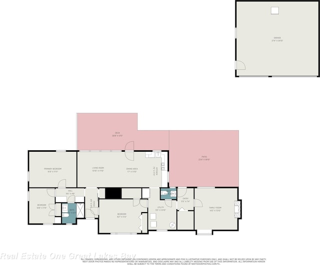 4185 Shattuck Rd, Saginaw, MI 48603 - view of home floor plan