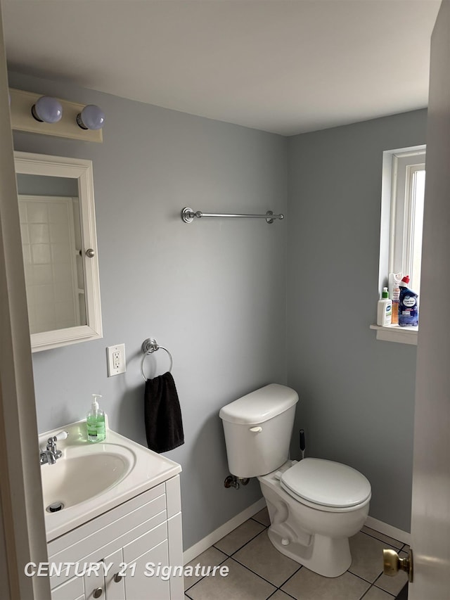 11424 Hazel Ave, Grand Blanc, MI 48439 - half bath featuring tile patterned flooring and vanity