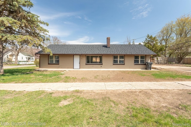 165 W Colgate Ave, Pontiac, MI 48340 - ranch-style house with a chimney