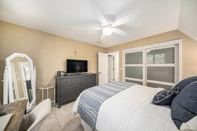 117 High View Ct, Brooklyn, MI 49230 - bedroom featuring light colored carpet and a ceiling fan