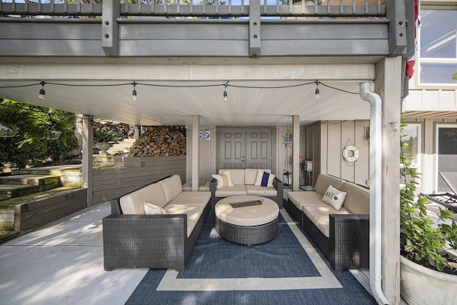 117 High View Ct, Brooklyn, MI 49230 - view of patio with outdoor lounge area
