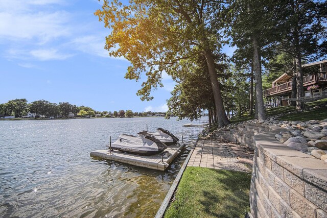 117 High View Ct, Brooklyn, MI 49230 - dock area featuring a water view