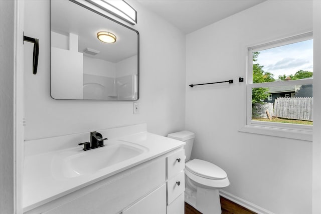 521 E Morrell St, Otsego, MI 49078 - bathroom with wood finished floors and vanity