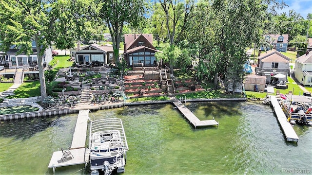 2058 S Long Lake Rd, Fenton, MI 48430 - dock featuring a water view