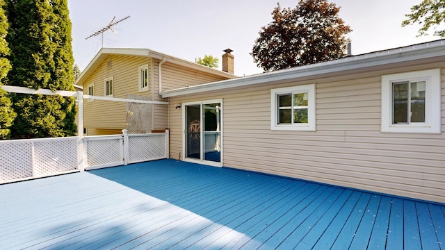 11427 Colonial Woods Dr, Clio, MI 48420 - view of deck