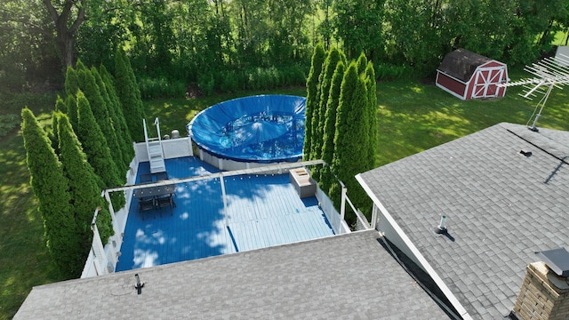 11427 Colonial Woods Dr, Clio, MI 48420 - bird's eye view