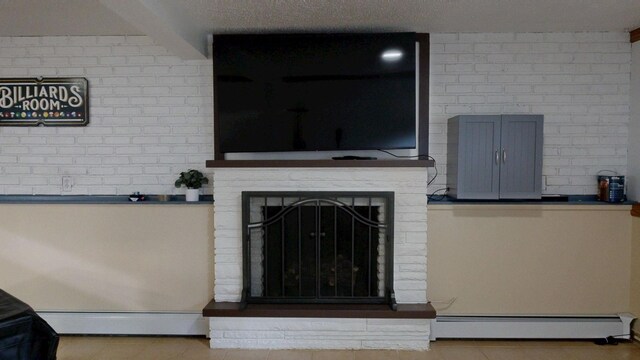 11427 Colonial Woods Dr, Clio, MI 48420 - detailed view of a baseboard heating unit