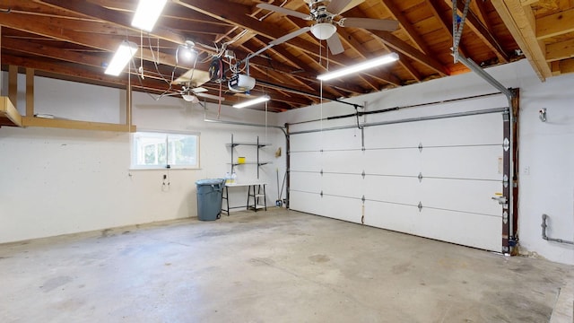 11427 Colonial Woods Dr, Clio, MI 48420 - garage with a garage door opener