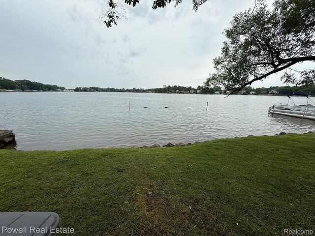 2326 Silver Cir, Pontiac, MI 48328 - water view with a dock