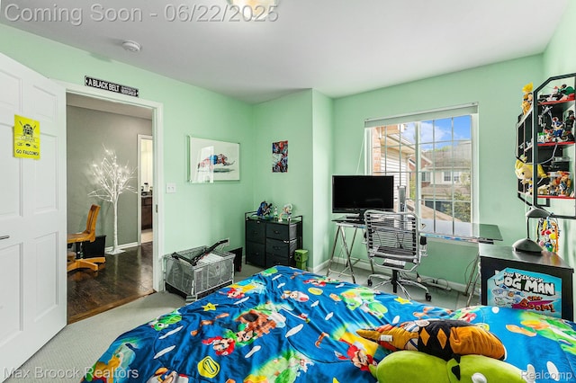 417 James Cir, Royal Oak, MI 48067 - bedroom with an office area and carpet floors