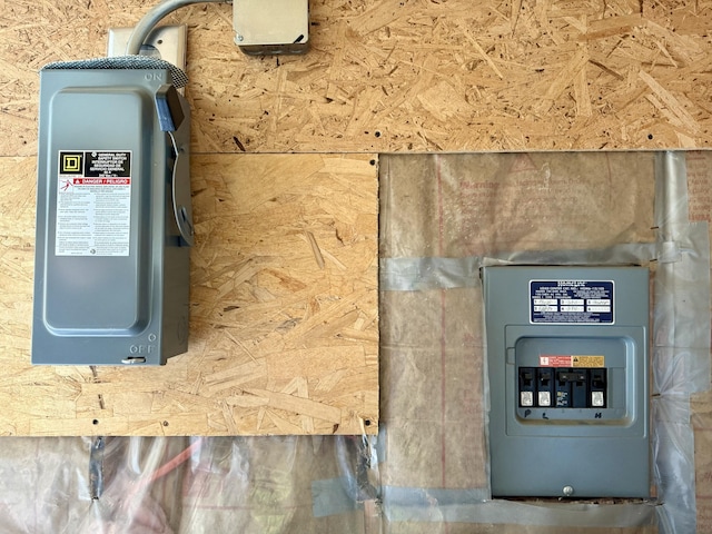 8021 Mclain Ave, Lambertville, MI 48144 - utility room featuring electric panel