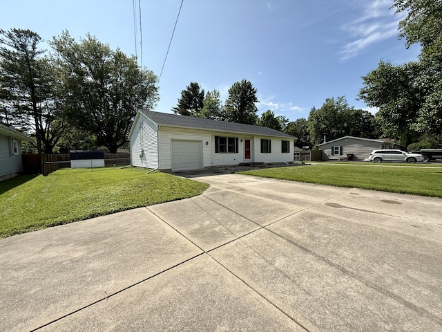 8021 Mclain Ave, Lambertville, MI 48144 - ranch-style home with driveway and an attached garage
