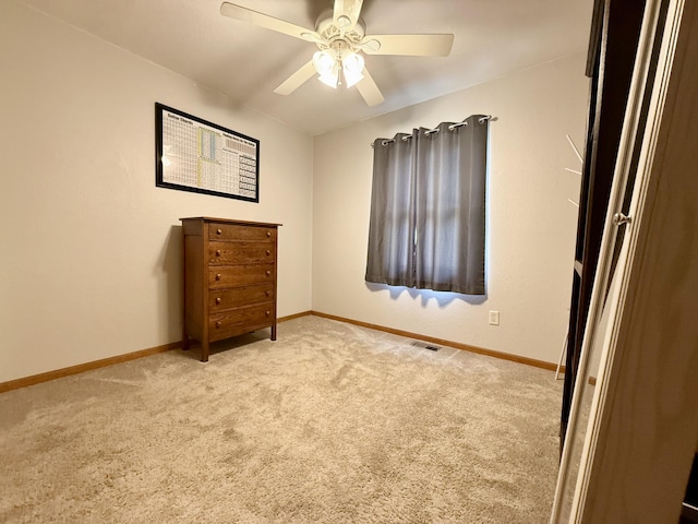 8021 Mclain Ave, Lambertville, MI 48144 - unfurnished room with light carpet and ceiling fan