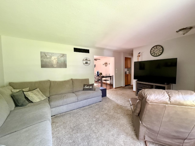 8021 Mclain Ave, Lambertville, MI 48144 - living area featuring light colored carpet