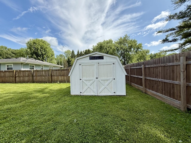 8021 Mclain Ave, Lambertville, MI 48144 - view of shed with a fenced backyard