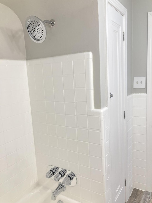 11751 Engleside St, Detroit, MI 48205 - bathroom view of shower / tub combination and wainscoting