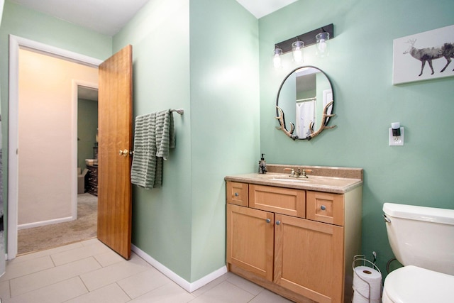 9930 N 16th St, Plainwell, MI 49080 - bathroom with vanity and toilet