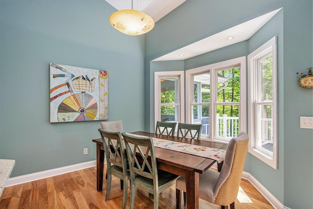 3314 Westview Ct, Allegan, MI 49010 - dining space featuring plenty of natural light and wood finished floors