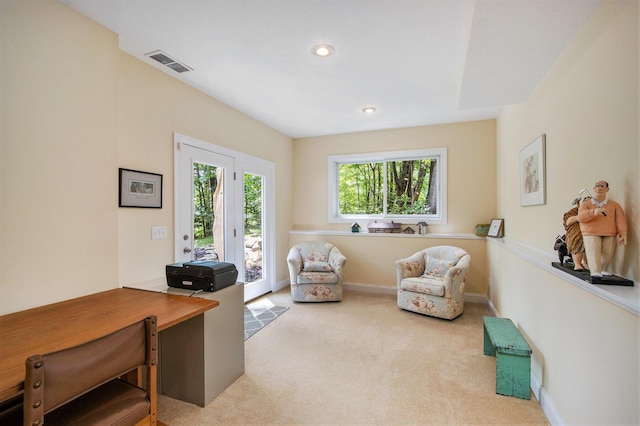 3314 Westview Ct, Allegan, MI 49010 - carpeted office featuring recessed lighting and baseboards