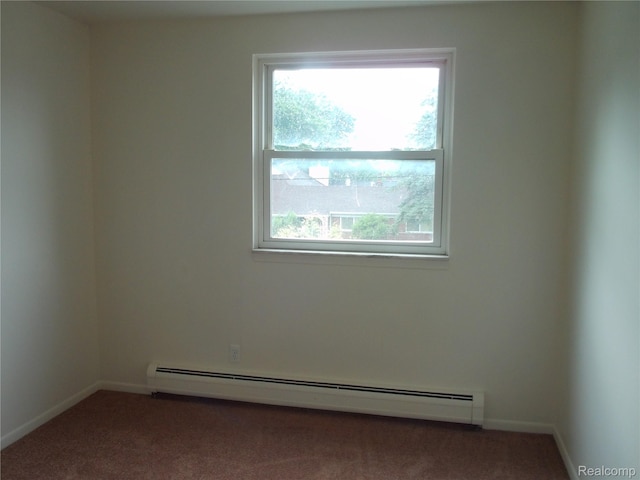 38014 Mallast St, Harrison Township, MI 48045 - carpeted spare room featuring a baseboard radiator and healthy amount of natural light