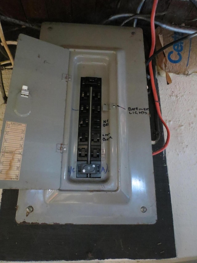 1513 Joy Ave, Jackson, MI 49203 - utility room featuring electric panel