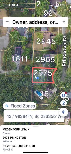 2975 Princeton Ct, Muskegon, MI 49441 - aerial overview of property's location