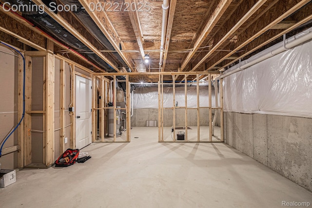 1013 Lancaster St, Lapeer, MI 48446 - view of unfinished below grade area