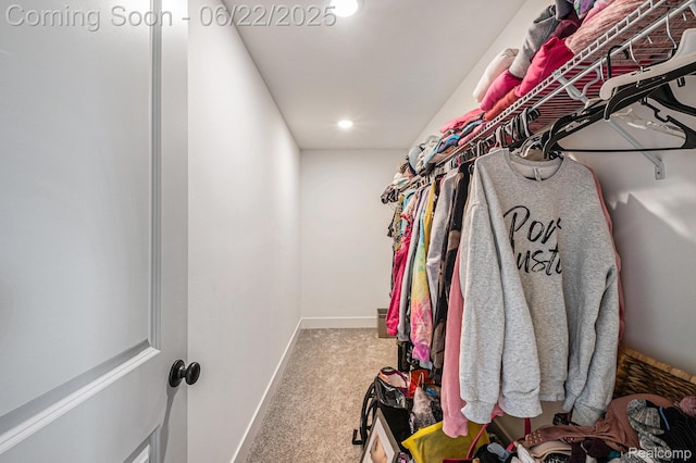1013 Lancaster St, Lapeer, MI 48446 - walk in closet featuring carpet flooring