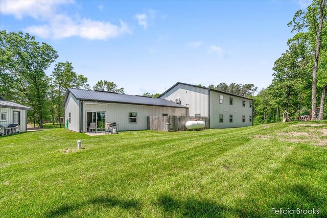 2539 Daisy Ln, Middleville, MI 49333 - rear view of property with a metal roof