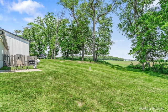 2539 Daisy Ln, Middleville, MI 49333 - view of green lawn with a patio