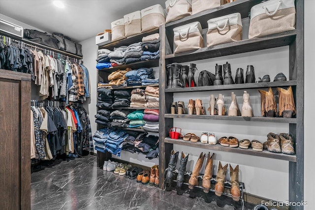 2539 Daisy Ln, Middleville, MI 49333 - spacious closet featuring marble finish floors