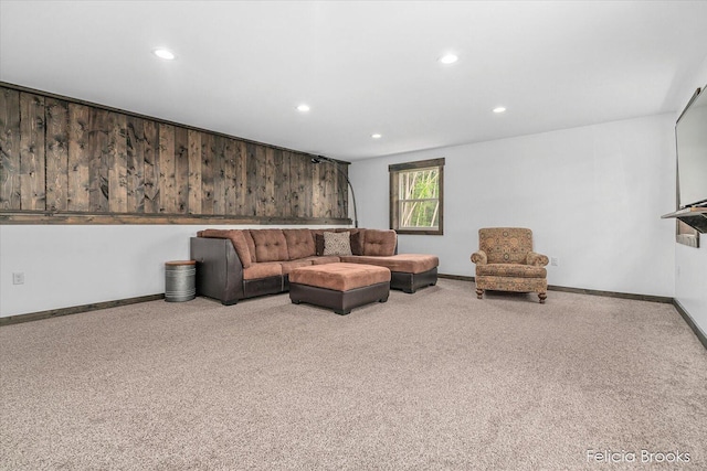 2539 Daisy Ln, Middleville, MI 49333 - living room with carpet flooring and recessed lighting