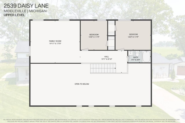 2539 Daisy Ln, Middleville, MI 49333 - view of home floor plan