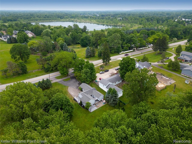 1320 W Drahner Rd, Oxford, MI 48371 - bird's eye view of a nearby body of water and a forest