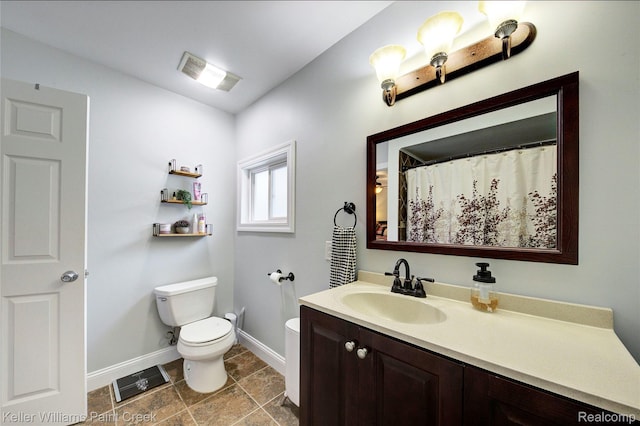1320 W Drahner Rd, Oxford, MI 48371 - full bath featuring vanity and stone finish floors