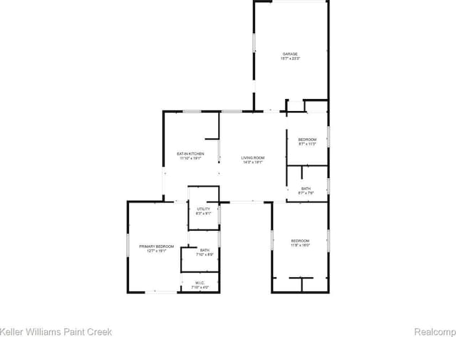 1320 W Drahner Rd, Oxford, MI 48371 - view of home floor plan