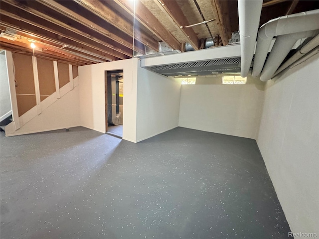 694 Robar Cir, Commerce Twp, MI 48386 - below grade area with stairway