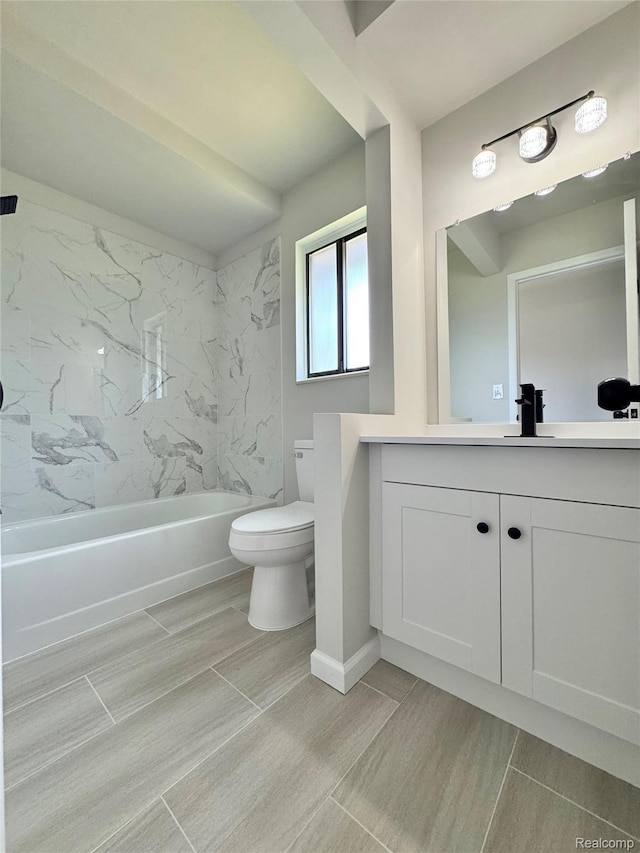 694 Robar Cir, Commerce Twp, MI 48386 - bathroom with vanity and bathing tub / shower combination