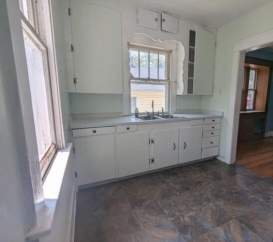 1212 Climax St, Lansing, MI 48912 - kitchen featuring light countertops and white cabinetry