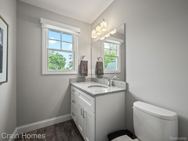 1790 Washington Blvd, Birmingham, MI 48009 - bathroom with vanity and wood finished floors