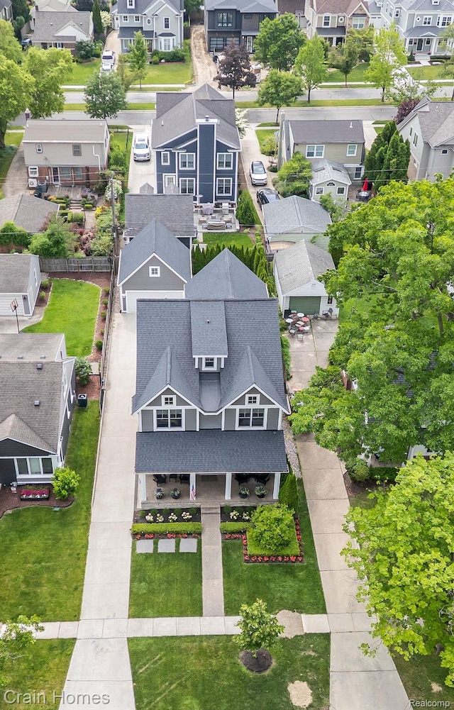 1790 Washington Blvd, Birmingham, MI 48009 - aerial view of residential area