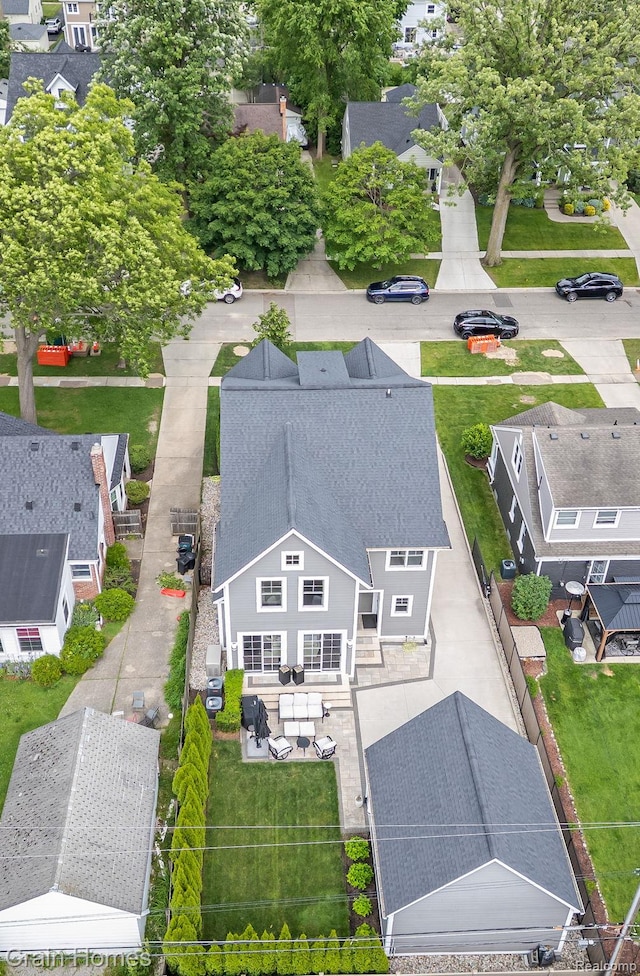 1790 Washington Blvd, Birmingham, MI 48009 - aerial view of residential area