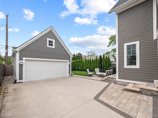 1790 Washington Blvd, Birmingham, MI 48009 - view of detached garage