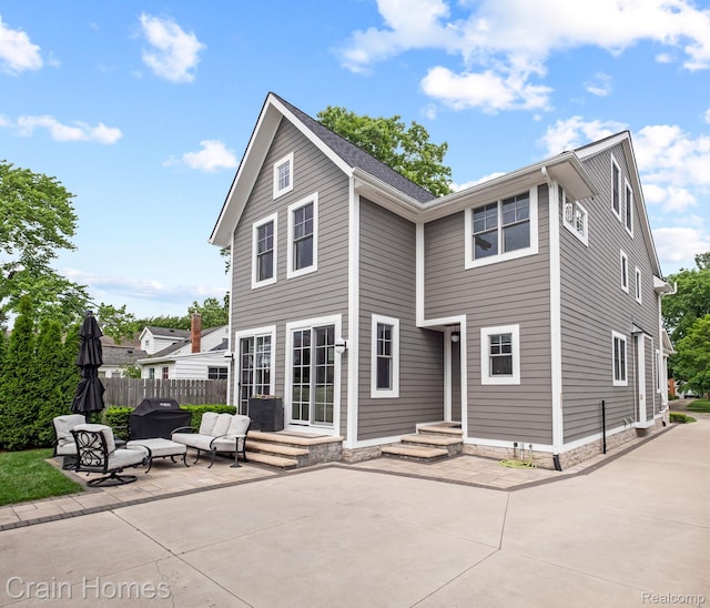 1790 Washington Blvd, Birmingham, MI 48009 - back of property featuring a patio