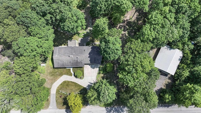 4301B W Sanborn Rd, Lake City, MI 49651 - aerial view of property and surrounding area