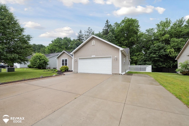 11419 Autumn Breeze Trl, Clio, MI 48420 - view of front of home with an attached garage and concrete driveway