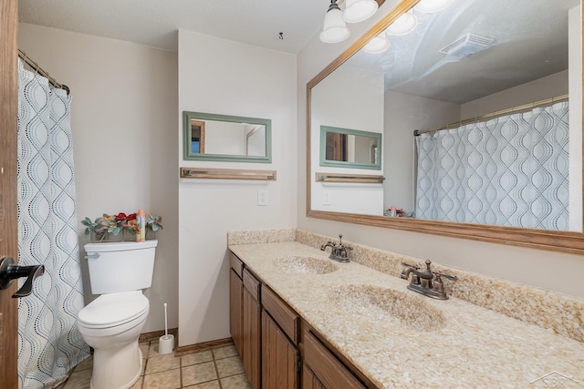 4918 Frontier Ln, Saginaw, MI 48603 - full bathroom with vanity and tile patterned flooring