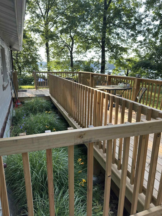 57993 Oak Park Rd, Three Rivers, MI 49093 - view of wooden deck